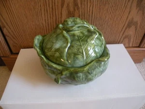 1950s - 1970s HOLLAND MOLD LETTUCE CABBAGE BOWL WITH LID - Picture 1 of 7