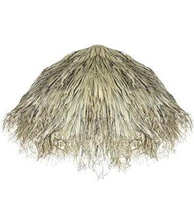 10' Rund Palmengras Palapa Mexikanische Rebe Tiki Regenschirm Abdeckung Comm Grade - Bild 1 von 3