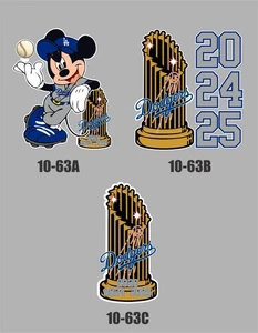 ML-10-63 UV COATED Dodgers 2025 Championship Trophy LA Los Angeles Mickey Mouse - Bild 1 von 9
