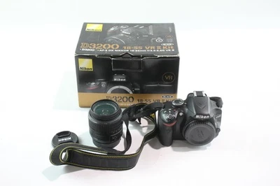 Nikon D3200 DSLR Digital Camera Working w/ Nikon AFS Nikkor 18-55mm F/3.5-5.6 - Image 1 of 4