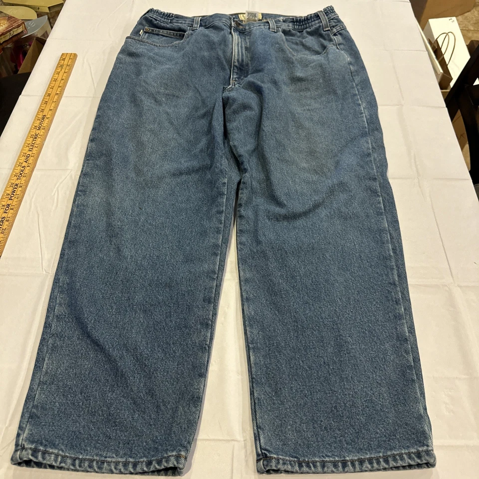 L.L. Bean Comfort Waist Jeans 40X29 Blue Denim Pants - Image 1 of 4