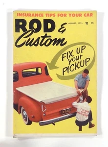 1955 Aug ROD & CUSTOM Hot Rods INSURANCE pickup customization DUNE BUGGIES more - Picture 1 of 6