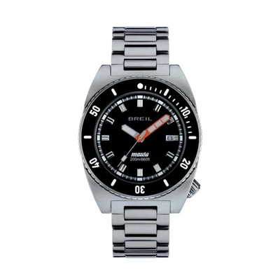 Reloj Pulsera Hombre BREIL SEARKER TW2065 Acero Inoxidable Negro Sub 200mt Foto 1 de 3