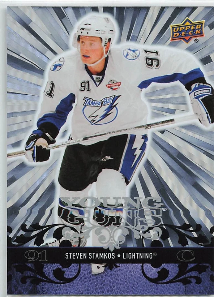 2025-26 Upper Deck Series 1  RETRO OUTBURST YOUNG GUNS RC Steven Stamkos  SSP - Image 1 of 2