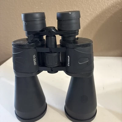 Barska Gladiator Zoom 10-30x 60mm Ruby Coated Lens Binoculars + Case Bag - Image 1 of 4