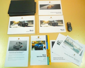 2018 PORSCHE MACAN OWNERS MANUAL WITH REMOTE FOB - Picture 1 of 10