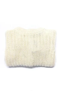 Polo Ralph Lauren Girls Cotton Knitted Zipped Long Sleeve Sweater Beige Size 5 - Picture 1 of 7