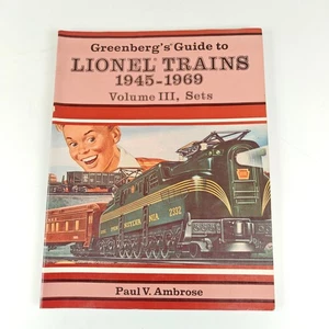Juegos Greenberg's Lionel Trains 1945-1969 Vol III 1990 1ª Edición SC Ambrose Railroad - Imagen 1 de 9