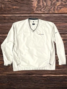 Nike Golf The Players Championship V-Neck Pullover Windbreaker Mens Beige Sz L - Picture 1 of 13