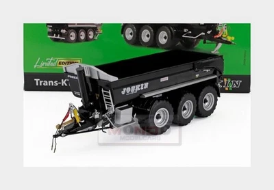 1:32 UNIVERSAL HOBBIES Joskin Trailer Trans-Ktp 27-65 3-Assi 2010 Black UH6798 M - Image 1 of 2