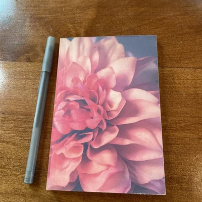 Mini Notebook 6x4 Rose Paperback Cover 120 Lined Pages Pocket Sized - Image 1 of 4
