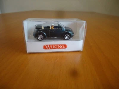 Wiking escala 1/87 nuevo escarabajo descapotable con accesorio de ferrocarril de conductor Foto 1 de 4