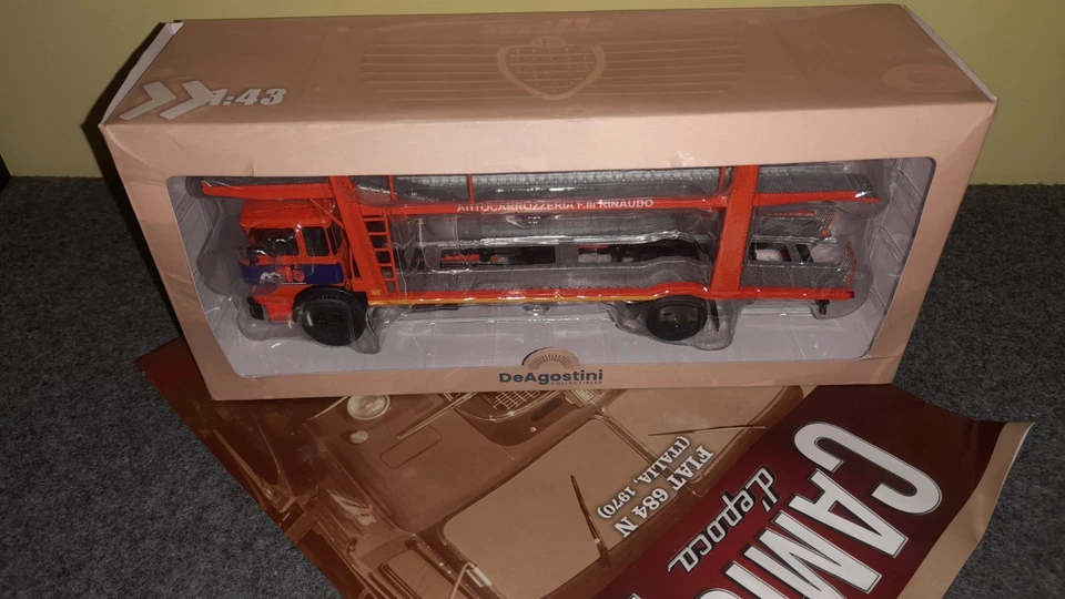 Camion 1/43 Fiat Iveco 684 Bisarca "Soccorso Aci" De Agostini Edicola  - Immagine 1 di 4