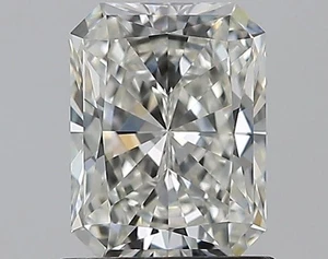 Radiant Cut 1.09 CT Cert. AGI Natural Mined Diamond Loose H color VVS1 clarity - Picture 1 of 2