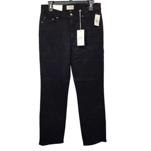 DL1961 Halle Straight High Rise Instasculpt Jeans Black Peach Size 29 NWT - Picture 1 of 10