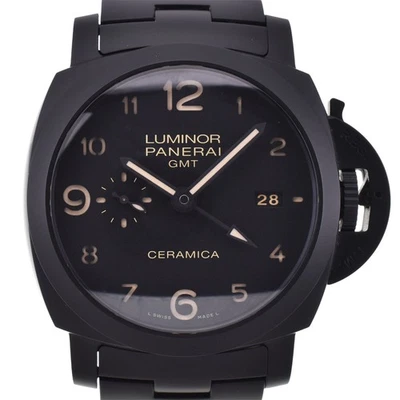 Tuttonero con papel PANERAI Luminor 1950 GMT PAM00438 automático para hombre R#143934 Foto 1 de 4