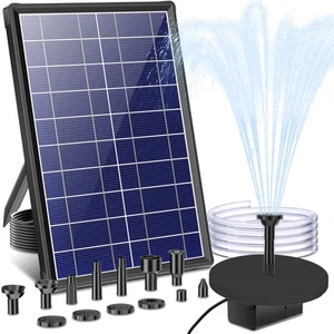 Solar Teichpumpe 7.5W mit Filter – 300 L/H, ideal für Garten & Wasserfall - Bild 1 von 2