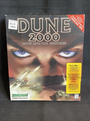 Dune 2000 Long Live The Fighters Big Box Pc SEALED - Image 1 of 3
