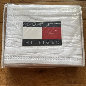 Tommy Hilfiger Bettrock KERRY weiß komplett NEU Shabby Chic genähter Saum - Bild 1 von 6