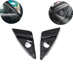 Real Carbon A Pillar Door Speaker Panel Cover For Maserati GranTurismo GC 08-19 - Picture 1 of 8