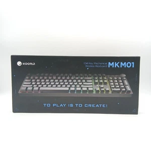KOORUI Tastatur Gaming Ausstattung Mechanisch Kabellos Bluetooth RGB für Spieler - Bild 1 von 5