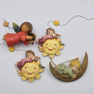 Lote De Colección Anri Ferrandiz Ángel Navidad Adornos Celestiales Niños Italia - Imagen 1 de 3
