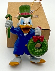 VINTAGE AVON SCROOGE McDUCK AS EBENEZER SCROOGE CHRISTMAS ORNAMENT---NEW IN BOX - Picture 1 of 6