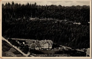 Vintage Kurhaus Waldeck Hallwangen Schwarzwald Postkarte 1933 - Bild 1 von 2