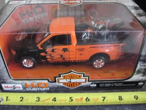 1:27 Ford F-150 STX & 2007 Harley XL 1200N Nightster - Picture 1 of 9