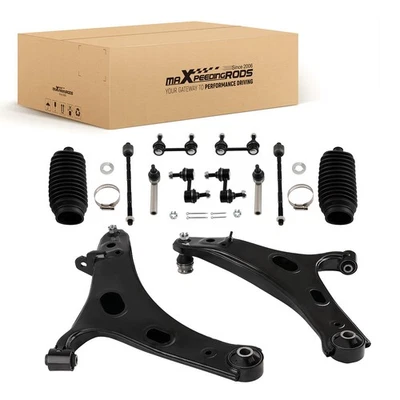 14pcs For 05-09 Subaru Legacy Outbcak Front Lower Control Arms Sway Bar Tie Rod - Image 1 of 4