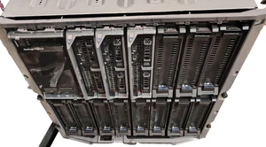 Dell PowerEdge M1000e Blade System Chassis  with, 3 x M620 blade Servers - Picture 1 of 6
