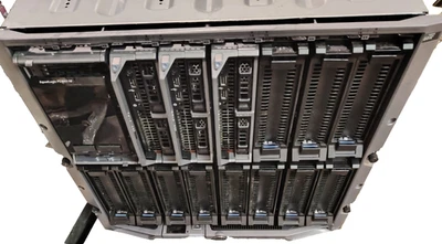 Dell PowerEdge M1000e Blade System Chassis  with, 3 x M620 blade Servers - Image 1 of 4
