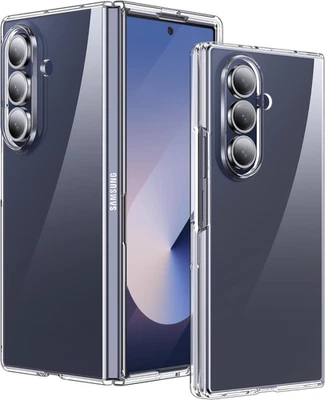 Cover per Samsung Galaxy Z Fold 7 Case Con Ultrasottile & Acrilico Trasparente C - Immagine 1 di 4