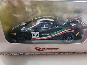 Limited Production Body Ferrari 488 GT3 GL-Racing #52 Black Mini-z - Picture 1 of 2