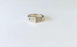 14KT Yellow Gold Diamond Ring, Ring Size 6.25 - Picture 1 of 6