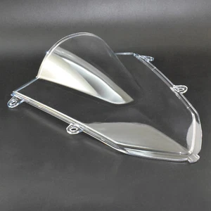 Clear Double Bubble Windscreen Windshield Fly Screen For HONDA CBR500R 2019-2023 - Picture 1 of 6