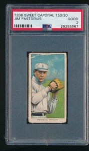 T206 Jim Pastorius Sweet Caporal 150/30 PSA 2 Brooklyn superpas SWSW6