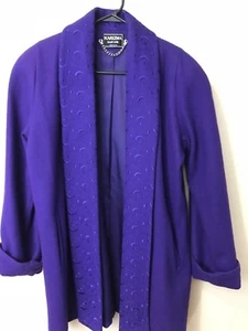 KARIZMA EAST LTD LADIES WOOL COAT SIZE 8 VERY GOOD CONDITION M0103 - Picture 1 of 8