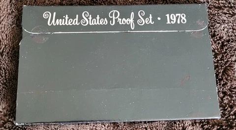 1978 S United States Mint Annual 6 Coin Proof Set Original Box Cover