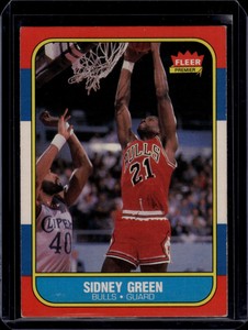 1986 Fleer Sidney Green  #40   Chicago Bulls
