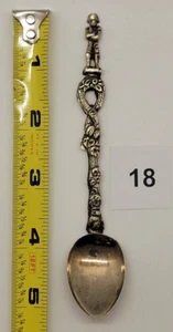 Cuchara de postre italiana de plata coleccionable, con Napoleón - 5"- #18 - Imagen 1 de 4