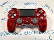 Ps4 Controller Crystal Red Ebay