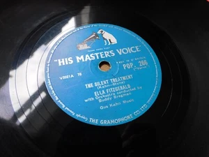 Ella Fitzgerald The Silent Treatment 78 RPM 1956 HMV POP. 266 - Picture 1 of 8