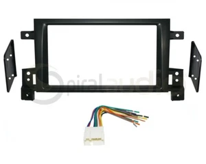 Radio Installation Dash Kit Combo Standard & Oversized 2DIN + Wire Harness SUZ8 - Picture 1 of 2