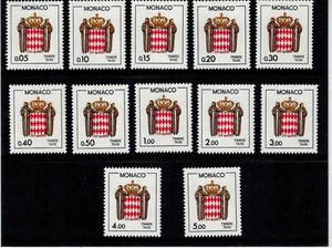 Timbre de Monaco Taxe N° 75 au 86 neuf ** MNH - Imagen 1 de 1