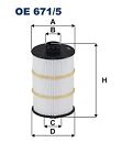 FILTRON OE 671/5 OIL FILTER FOR AUDI,BENTLEY