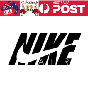 NEW!! NIKE BRAND AIR LOGO IRON ON TRANSFER - Picture 1 of 3