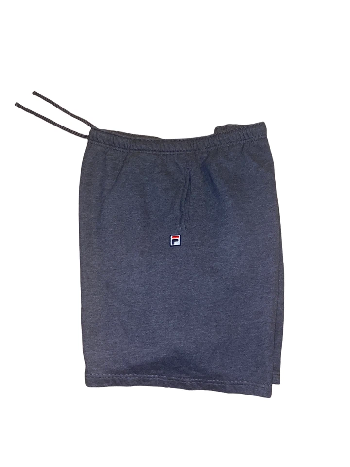 Fila 男式 10 英寸抓绒运动短裤灰色(尺寸:2XL) — 第 1/4 张图片