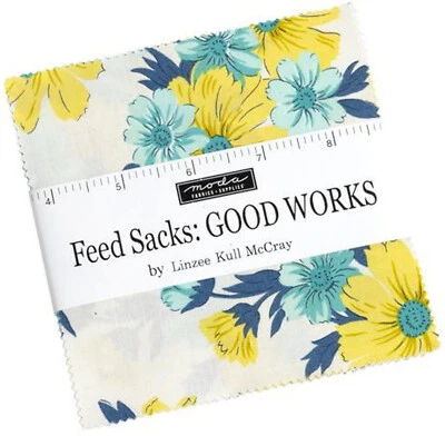 Good Works Moda Charm Pack 42 100% Cotton 5" Precut Fabric Quilt Squares - Image 1 of 2