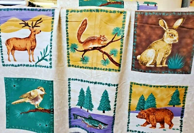 Panel de franela Seasons in the Pines RJR animales salvajes por panel  Foto 1 de 4